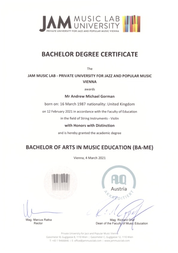 IGP Certificate